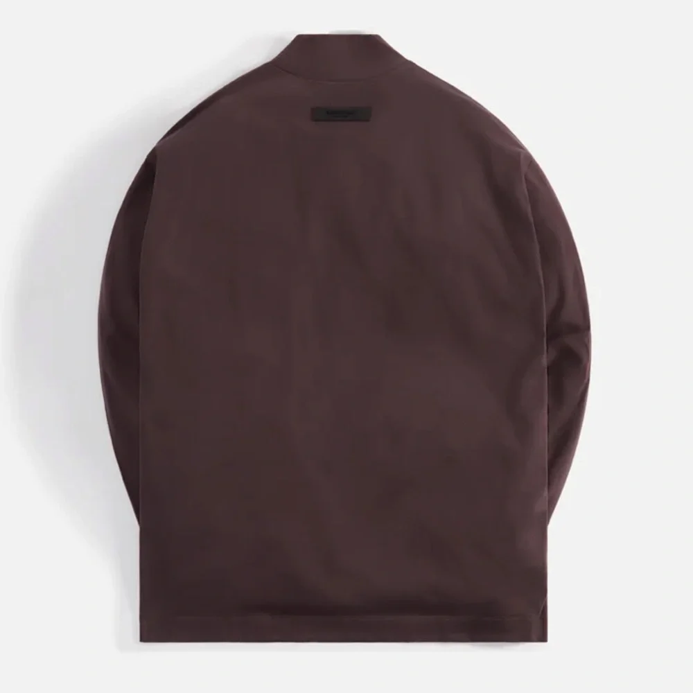 ESSENTIALS Plum Crewneck Long Sleeve Tee - Picture 9 of 12